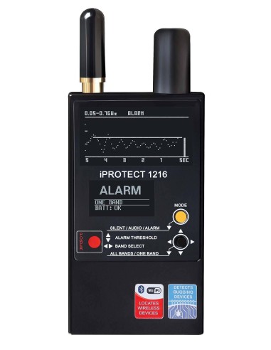 Detecteur de radiofréquences iPROTECT 1216 50MHZ à 12GHZ