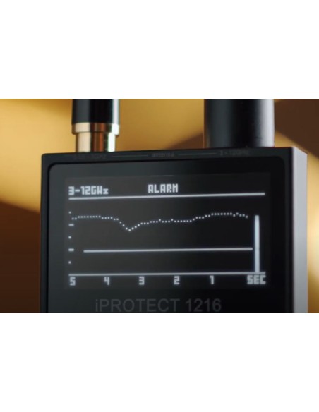 Detecteur de radiofréquences iPROTECT 1216 50MHZ à 12GHZ