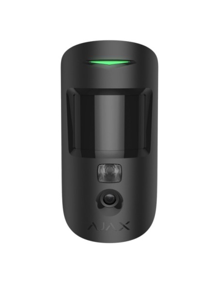 Détecteur volumétrique avec caméra photo MOTIONCAM AJAX Noir