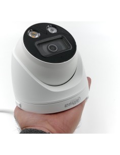 Caméra ip dome 5MP Dahua dissuasive avec détection intelligente sirène et flash
