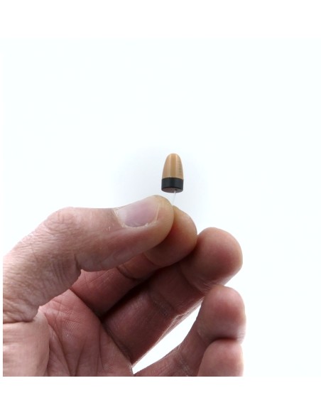 La plus petite oreillette espion invisible Gsm Bluetooth tour de cou sans  fil micro caché, beige, 1