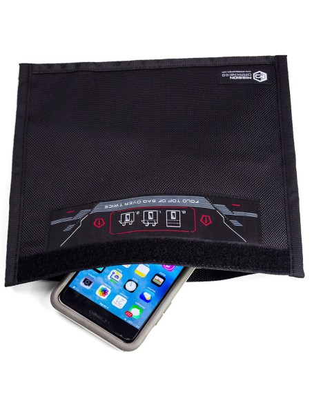 Pochette blocage de signaux pour smartphones MISSION DARKNESS Pochette blocage de signaux pour smartphones MISSION DARKNESS