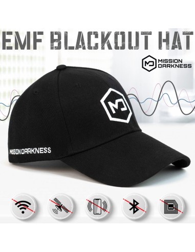 Casquette anti radiations électromagnétiques et 5G BLACKOUT HAT