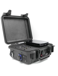 Centrale alarme mobile etanche longue autonomie chantier, anti squat protection