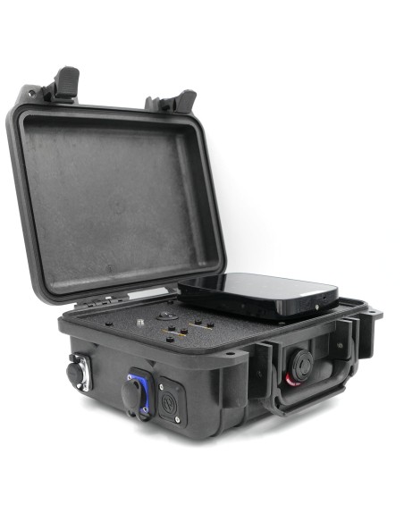 Centrale alarme mobile etanche longue autonomie chantier, anti squat et protection vip VIGIE CASE