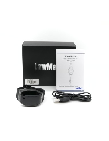 Montre caméra espion professionnelle WiFi Full HD LAWMATE PV-WT20W