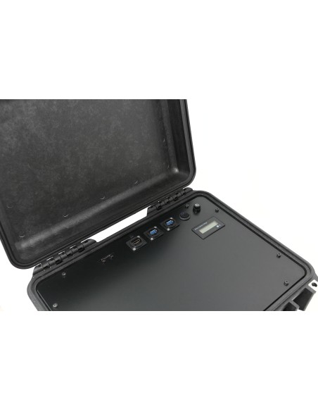 Enregistreur vidéo mobile intelligent avec batterie 80AH intégrée NVRCase i2