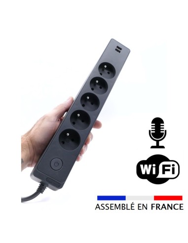 Multiprise micro espion WiFi - mouchard audio à distance - Hd Protech