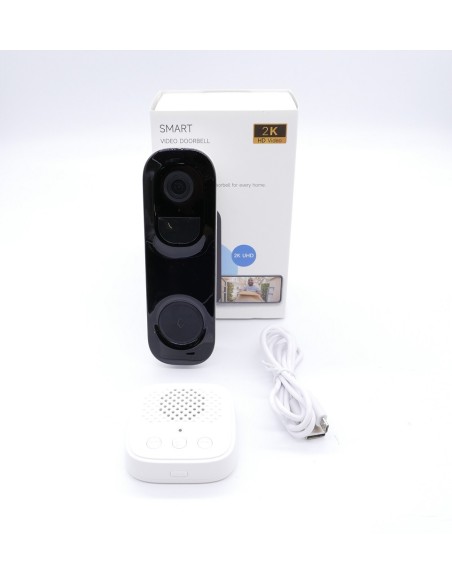 Sonnette caméra WiFi sans fils longue autonomie avec application smartphone Sonnette caméra WiFi sans fils longue autonomie avec application smartphone