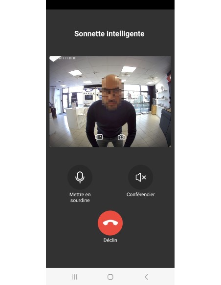 Sonnette caméra WiFi sans fils longue autonomie avec application smartphone Sonnette caméra WiFi sans fils longue autonomie avec application smartphone