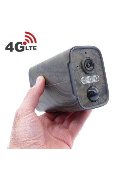 Smart Caméra 4G camouflage 4MP 2K 128Go vision nocturne