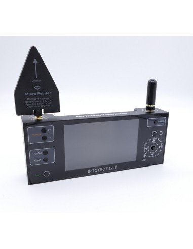 Détecteur de radiofréquences multi signaux 2G 3G 4G 5G LORA ISM iProtect 1217