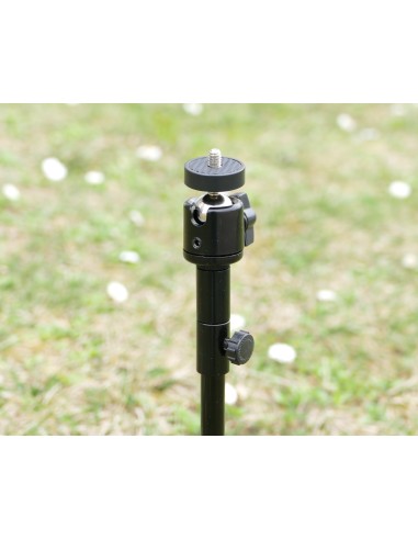 Fixation sol réglable de 30 à 50cm avec rotule orientable pour caméra de chasse