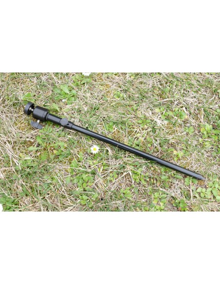 Fixation sol réglable de 30 à 50cm avec rotule orientable pour caméra de chasse Fixation sol réglable de 30 à 50cm avec rotule orientable pour caméra de chasse
