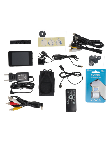 Pack eco enregistreur numérique + caméra bouton resolution D1 LAWMATE PV-500 ECO2