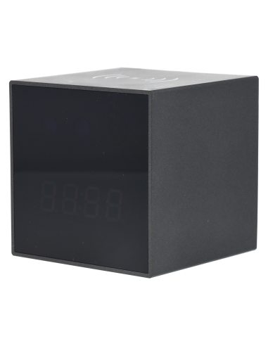 Caméra espion WiFi cachée dans un réveil avec chargeur induction pour smartphone