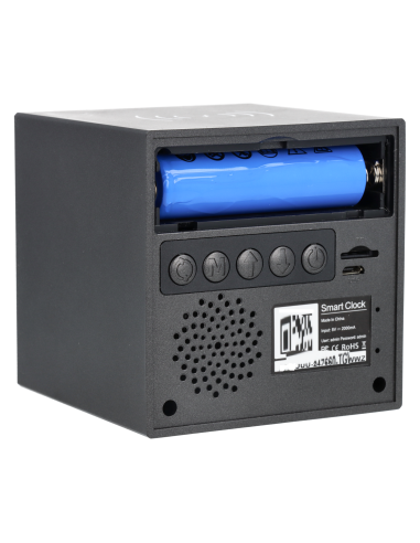 Caméra espion WiFi cachée dans un réveil avec chargeur induction pour smartphone