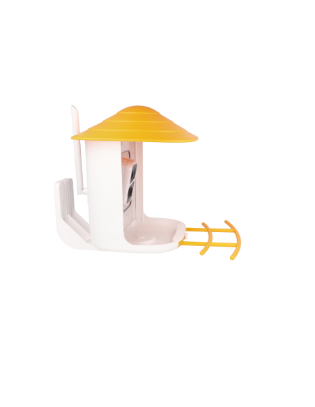 Caméra IP WiFi ULTRA HD dans un nichoir mangeoir pour l'observation des oiseaux