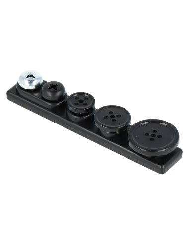 Palette d'embouts bouton et vis pour caméras LAWMATE BU18 et BU20