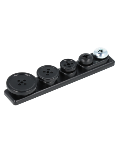 Palette d'embouts bouton et vis pour caméras LAWMATE BU18 et BU20
