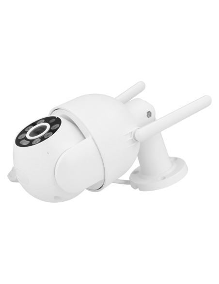 Caméra extérieure WiFi avec sirène et flash police fonction auto-tracking vico6