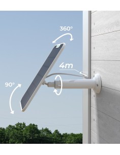 Panneau solaire blanc 5.8W pour caméra WiFi et 4G REOLINK SOLAR PANEL 2