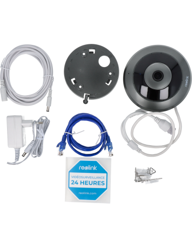 Caméra WiFi fisheye panoramique 360° 6MP...