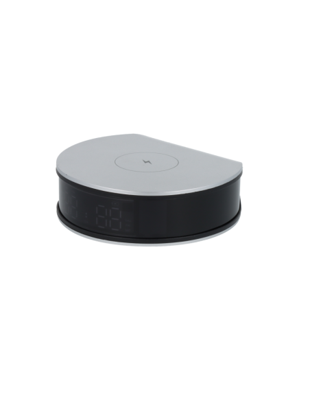 Caméra WiFi discrète horloge de bureau avec charge induction vision nocturne