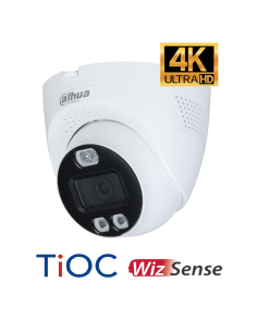 Caméra dome HDCVI 4K 8MP DAHUA dissuasive avec flash...