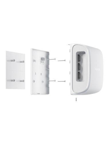 Détecteur double rideau extérieur AJAX...