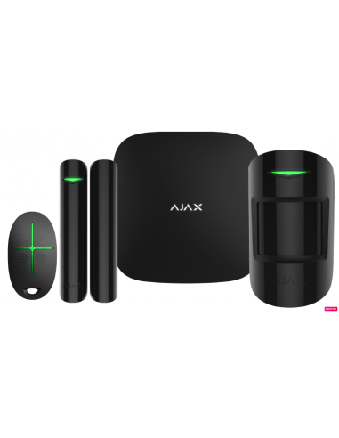 Kit alarme AJAX HUBKIT2 IP GSM NOIR