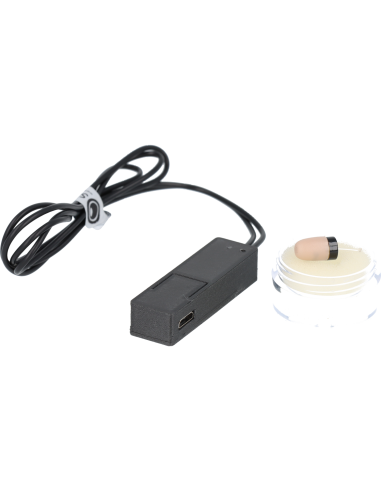 kit oreillette Bluetooth espion miniature induction professionnelle Black-ICE