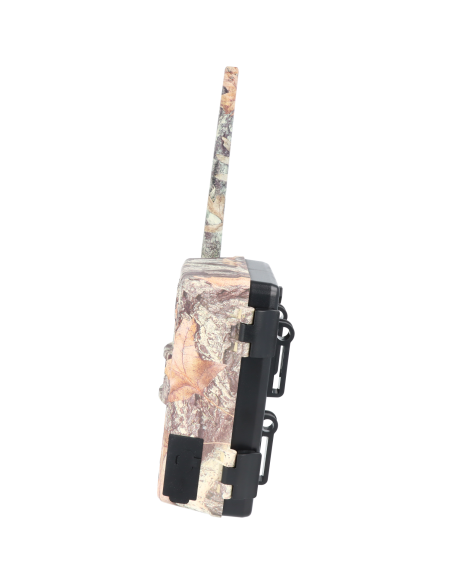 Caméra de chasse piège vidéo 4G ULTRA HD avec panneau solaire camo automne
