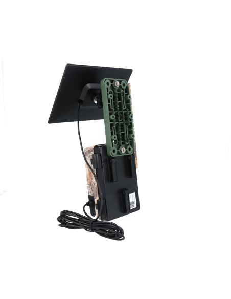 Caméra de chasse piège vidéo 4G ULTRA HD avec panneau solaire camo automne