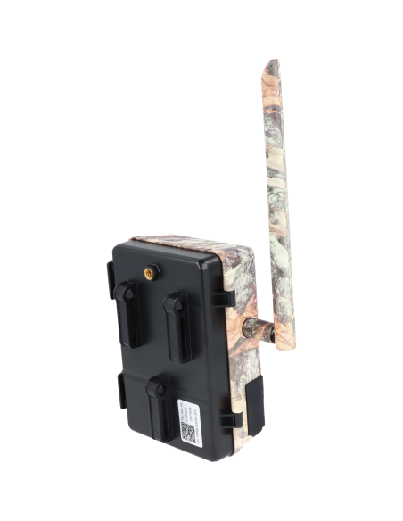 Caméra de chasse piège vidéo 4G ULTRA HD avec panneau solaire camo automne