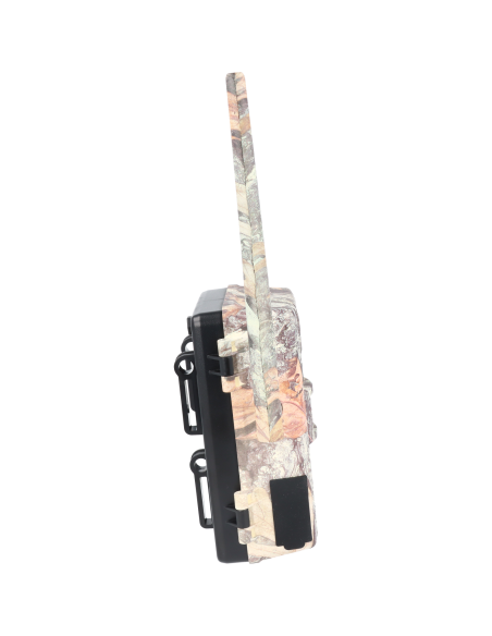 Caméra de chasse piège vidéo 4G ULTRA HD avec panneau solaire camo automne
