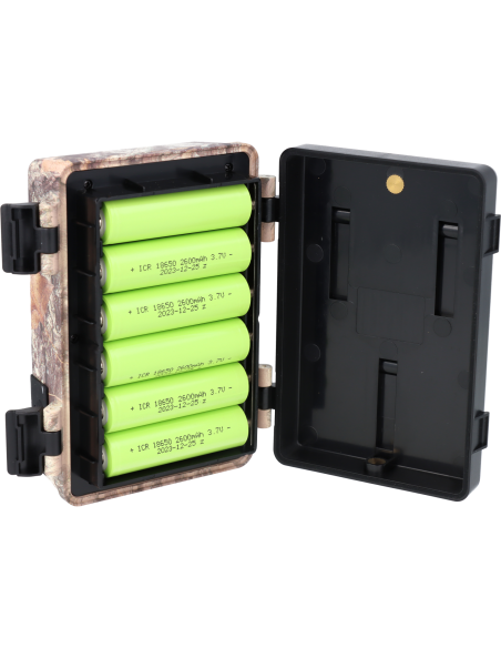 Caméra de chasse piège vidéo 4G ULTRA HD avec panneau solaire camo automne