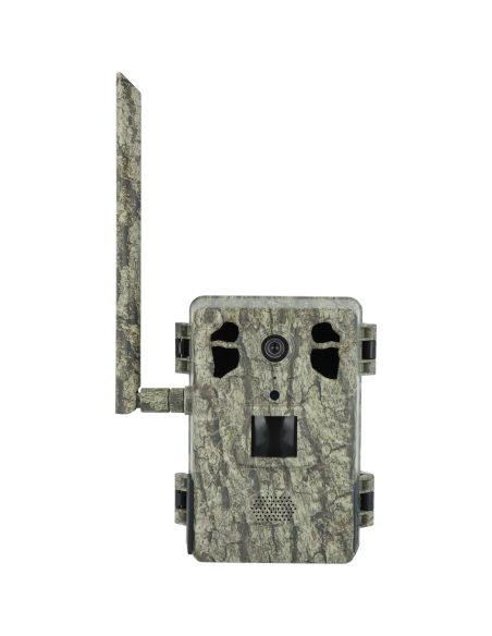 Caméra de chasse piège vidéo 4G ULTRA HD avec panneau solaire camo vert