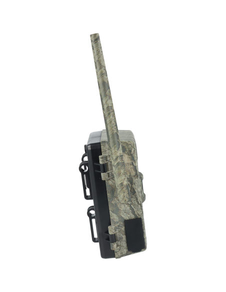 Caméra de chasse piège vidéo 4G ULTRA HD avec panneau solaire camo vert