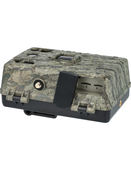 Caméra de chasse piège vidéo 4G ULTRA HD avec panneau solaire camo vert