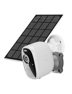 Caméra WiFi longue autonomie sans fils avec sirène et...