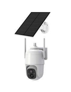 Caméra autonome motorisée PTZ WiFi avec flash lumineux et... 2