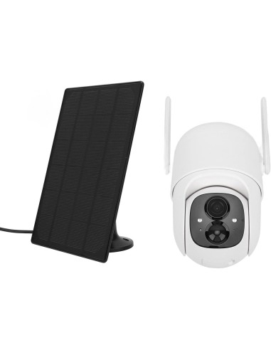 Caméra autonome motorisée PTZ WiFi avec flash...