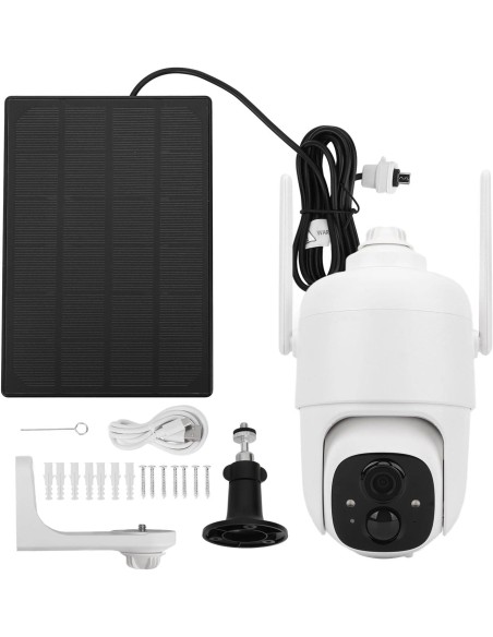 Caméra autonome motorisée PTZ WiFi avec flash lumineux et sirène VICO2