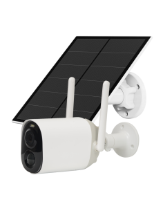 Caméra batterie tube WiFi autonome sans branchements 4MP...