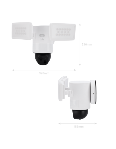 Caméra ip WIFI motorisée double objectifs dans...