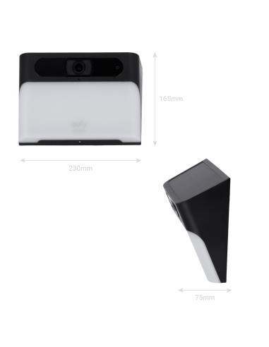 Caméra IP solaire WiFi dans une applique...
