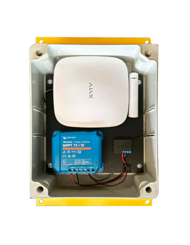 Totem autonome alarme et photos pour chantiers...