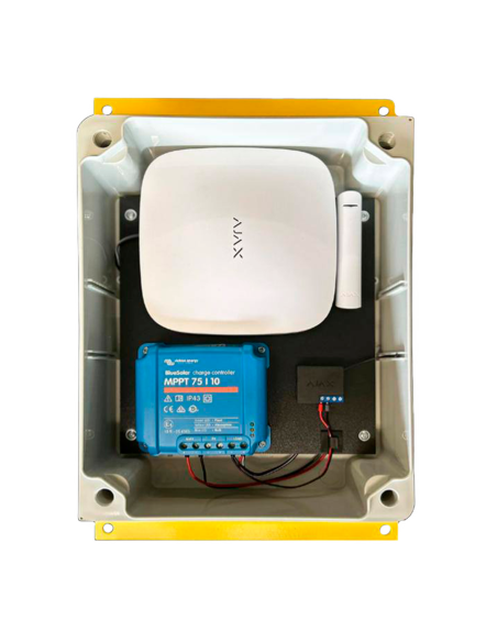 Totem autonome alarme et photos pour chantiers et lieux isolés AJAX SITEGUARD