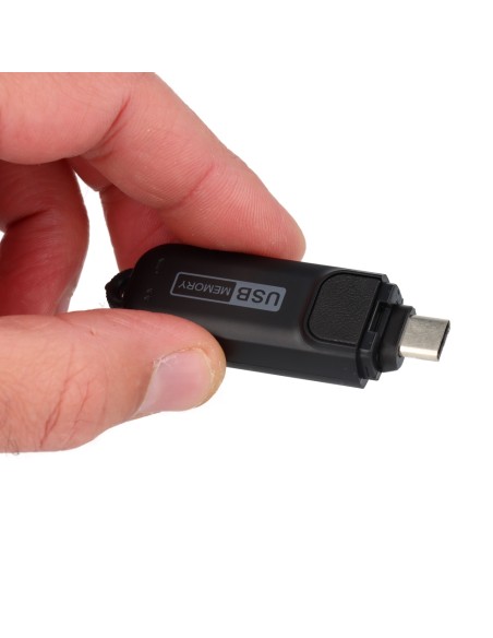 Enregistreur audio clé USB-C à détection de son lecture directe sur smartphone